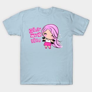 gym girl, barbell girl, fitness girl T-Shirt